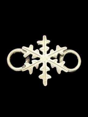 LeStage convertible sterling silver snowflake winter charm clasp for bracelet